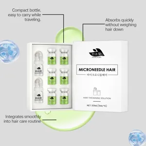 Hanchobit microneedle hair roller set for deep scalp nourishment and hair thickening care.