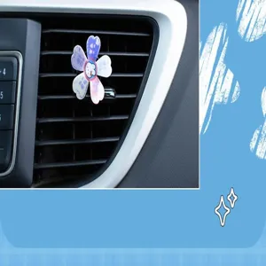 Car air vent perfume clip cute rotating windmill aroma diffuser interior decoration item