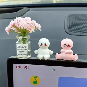 Lindo adorno para salpicadero de coche mini figuras de dibujos animados decoracion interior