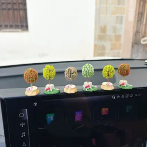 Miniatura auto albero ornamenti cruscotto micro paesaggio pianta verde decorazione car