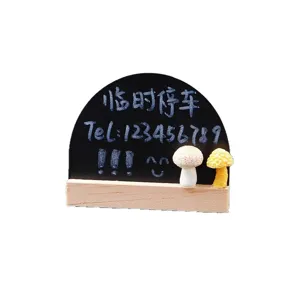 Mini blackboard car temporary parking card telephone number plate creative vintage ornament