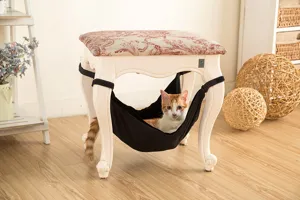 Amaca per gatti domestici appesa sotto la sedia con velcro bifacciale comodo letto sospeso per animali