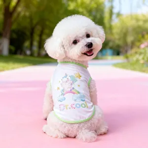 Pet Dog Summer Thin Breathable Cartoon Vest Cute Small Dog Sun Protection Clothes For Teddy Bichon Puppy Apparel