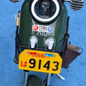 Funny electric scooter water dispenser front decoration novelty motorcycle accessory badge