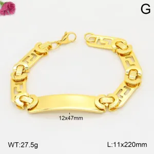 Bracelet de chaîne en acier inoxydable plaqué or pour homme bijou de luxe élégant