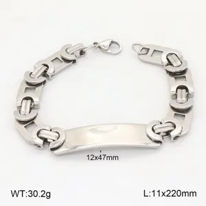 Bracelet Chaîne en Acier Inoxydable pour Hommes Mode Minimaliste Bracelets en Acier Titane Cadeau de Bijoux de Luxe