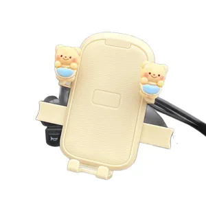 Süßer Handyhalter für Elektrofahrräder, stoßfester Bären Navigationshalter Zubehör.