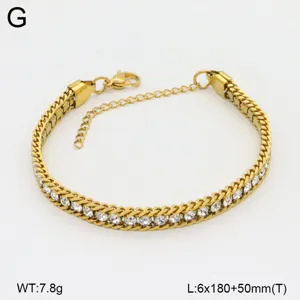 Femmes Acier Inoxydable Chaine Bracelet Plaque Or Geometrique Vague Cubaine Serpent Tresse Lien Mode Bijoux Cadeau
