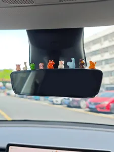 Süße Tier Auto Armaturenbrett Dekorationen, Resin Cartoon Figuren für Auto Innenraum.