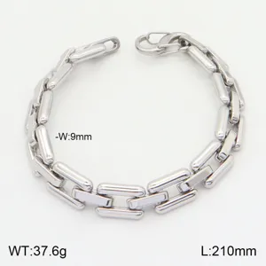 Hommes Femmes Bracelet Chaine Acier Inoxydable Hip Hop Gemetrique Maillons Bijoux Main Cadeau