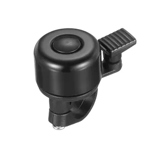 Timbre de bicicleta negro para bicicleta de montaña, anillo de manillar de aleación 17g