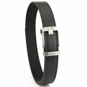 Cinturón Táctico para Hombre Cuero Dividido Nylon Doble Capa Hebilla Automática de Aleación Resistente Ajustable Militar Exterior