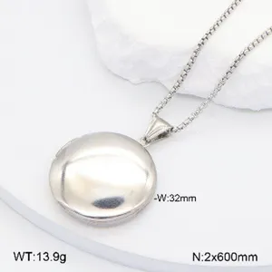 Collier Pendentif Médaillon Rond en Acier Inoxydable Vintage Relief Portrait St Mary Rétro Hommes Mode Bijoux Chaîne Cadeau