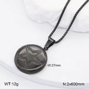 Collier Pendentif Médaillon Cœur en Acier Inoxydable Rétro Gravé Chaîne Box Bijou Cadeau Pour Femmes