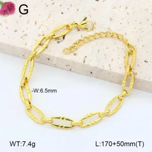 Bracelet en chaîne géométrique en acier inoxydable doré pour femme, bijoux de poignet.