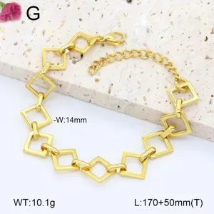 Bracelet geometrique dore en acier inoxydable style minimaliste pour femme bijoux tendance