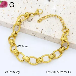 Bracelet maillons acier inoxydable dore chaine geometrique paperclip avec fermoir elegante