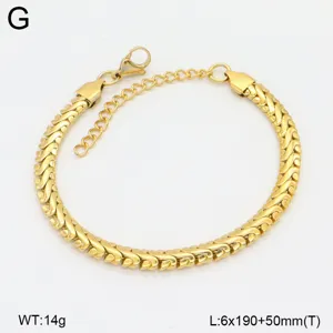 Bracelet de chaîne tressée en acier inoxydable doré pour femmes avec chaîne d'extension.