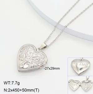 Collier médaillon cœur en acier inoxydable avec pendentif photo, cadeau romantique pour couple