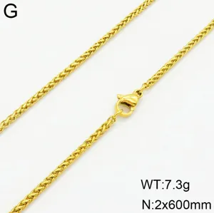 Collier Chaîne Épi en Acier Inoxydable Unisexe Géométrique Bijou Quotidien