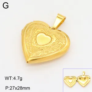 Gouden hart medaillon hanger vintage bloemen gravure open te maken ketting sieraden