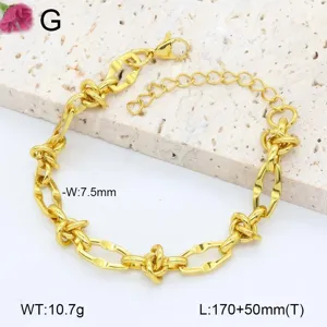 Bracelet chaîne trombone en acier inoxydable doré avec chaîne d'extension, bijou minimaliste.