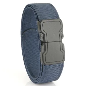 Tactical Elastic Woven Belt For Men Outdoor Sport Alloy Buckle Quick Release Stretch Waist Strap Adjustable Military Tactical Belt