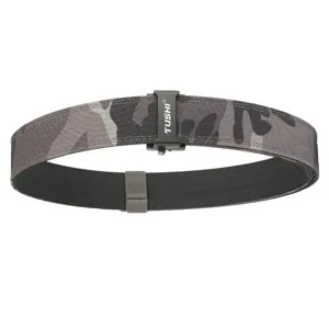 Tactical Nylon Belt Alloy Automatic Buckle Thickened Double Layer Outdoor Training Utility Waistband For Men Women Commuter Belt