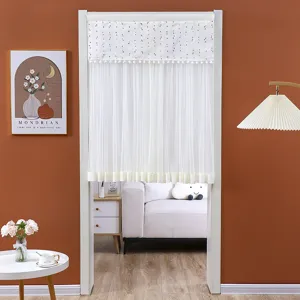 Rideau de porte court européen brise-buse décoratif pour la chambre et le salon à la maison
