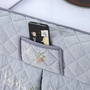 Dicker Samt Kotatsu Tischbezug mit Tasche Detail, gemütliche Winter Heiztischdecke Dekoration.