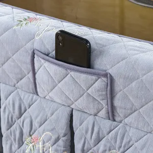 Funda de Mesa Calefactora Eléctrica Acolchada con Bolsillo Protector Suave Detalles