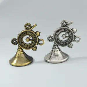 Steampunk Mechanische Uhr Zahnrad Anhänger Vintage Legierung DIY Schmuckzubehör Bronze Silber Schlüsselring Anhänger