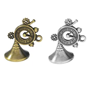 Zwei Vintage Steampunk mechanische Uhrenanhänger für DIY-Schmuck und Schlüsselanhänger