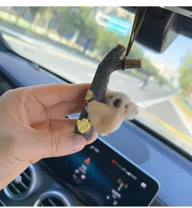 Cute koala car hanging ornament rearview mirror pendant interior decoration styling accessory