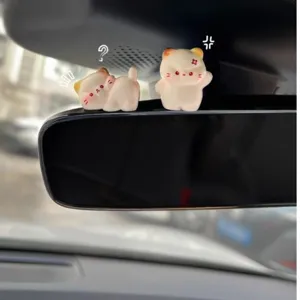 Süße Harz Tier Auto Ornamente Klopf-Po Design Cartoon Auto Mittelkonsole Armaturenbrett Innendekoration Spielzeug Geschenk