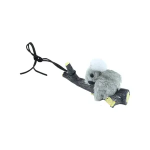 Cute plush koala car hanging ornament rearview mirror pendant interior decoration car accessory