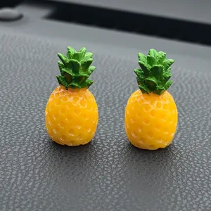 Carini piccoli ananas ornamenti per cruscotto auto in resina figure decorative interne auto