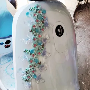 Autocollant de décoration de scooter électrique papillon fleur de pêcher 3D Ninebot