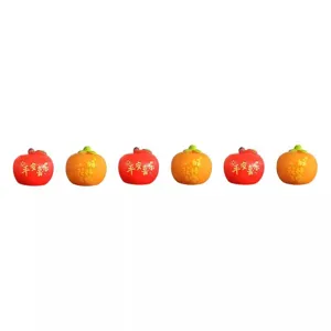 Simpatici ornamenti per cruscotto auto con benedizione di frutta mela cachi decorazione