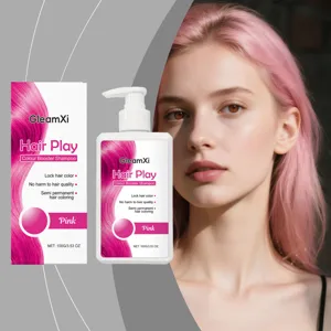 GleamXi ροζ σαμπουάν ενίσχυσης χρώματος 100g ημιμόνιμη φόρμουλα περιποίησης βαφής.