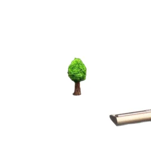 Mini green money tree car ornament dashboard cute wishing tree interior decor accessory