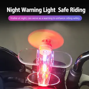 Wind power airplane ambient light, LED colorful flashing light for motorcycle, electric vehicle.