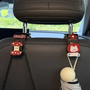 Niedliche Autositzen Rücksitz Haken, Cartoon Apfel Hund Design Auto Organizer Zubehör.