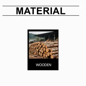 Wooden material detail view showcasing natural wood texture for the scalp massage comb.