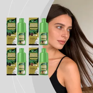 GleamXi Pflanzen-Haarfärbe-Shampoo Schaum Mousse sanfte Formel natürliche Farbe 100ml