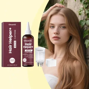 GleamXi serum capillaire cuir chevelu 100ml avec masseur pour cheveux plus epais