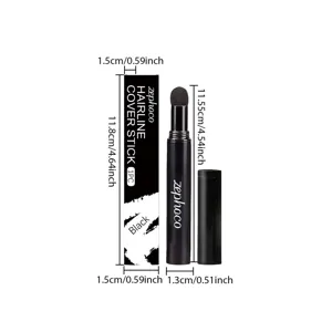 Stylo retouche racine Zephoco pour couvrir naturellement les cheveux blancs et le front.