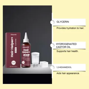 Essence de soin capillaire pour cuir chevelu GleamXi avec biotine, formule de 100ml.