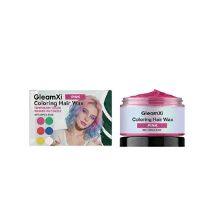Temporäres Haarwachs Pink Haarfarbe Abwaschbar Temporäres Haarfärbewachs Für Styling Party Cosplay Täglichen Gebrauch