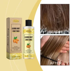 WOODSLEEP Mandel Honig Haarkonditionierer Detailansicht für glattes und weiches Haar.